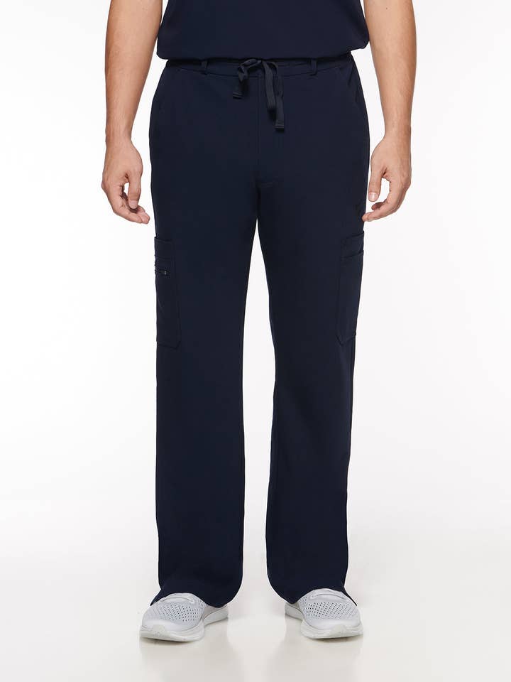 Aura Naturale - Wholesale Healthcare Uniform - Men's - Java Men French-Fly Scrubs Pant with 9 Pockets (96001)