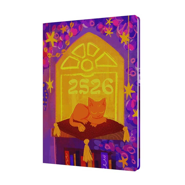 Collins Debden - Wholesale Planner - Bella Ramsay Cat - A5 Week-to-View Mid/Academic Year Diary Planner 2025-202615