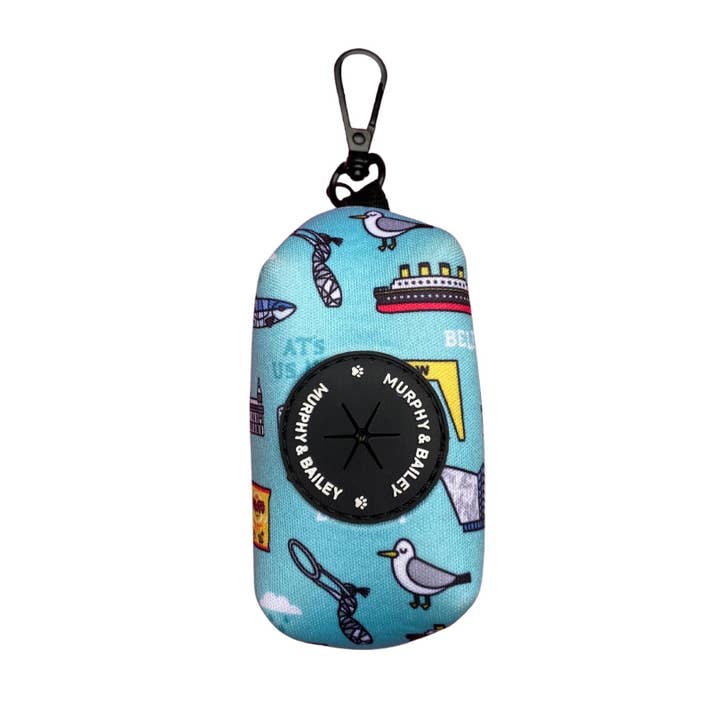 Mutts about Belfast - Blauw - Poepzakhouder voor wholesale door Murphy and Bailey