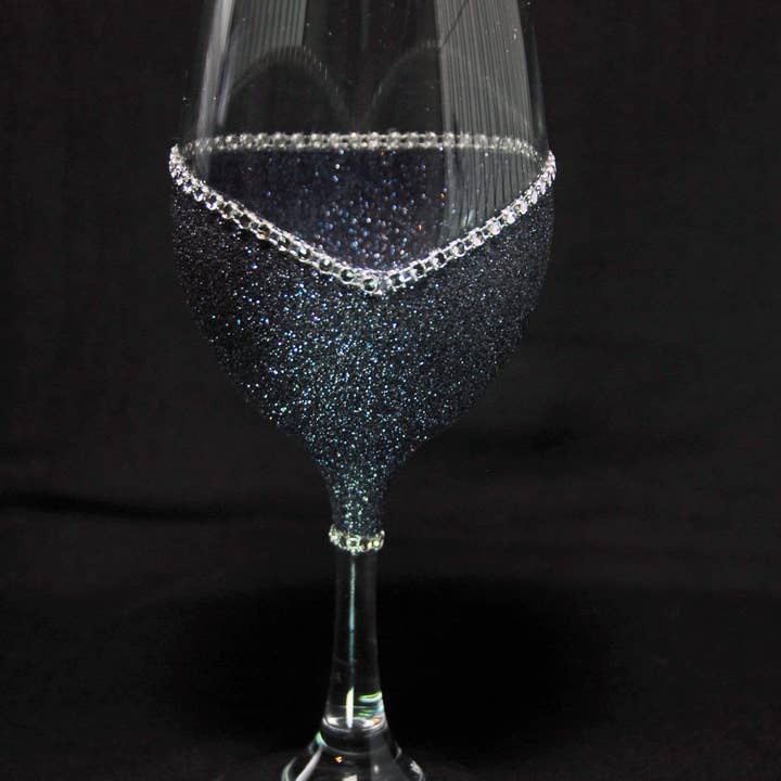WineyBitches.Co - Wholesale Wine Glass - Groomsman – Handmade Bling Wine Glass (Wedding Party Collection)13