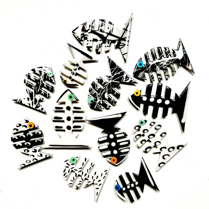 Friends Fish Magnets, Urban Vibe for wholesale by Cuccia Co.