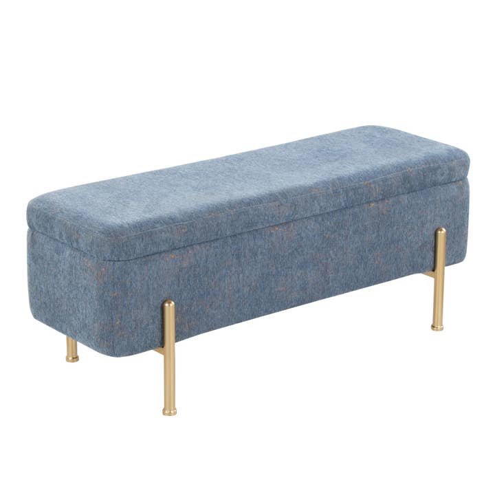 LumiSource and Grandview Gallery - Wholesale Ottoman - Daniella Storage Bench
