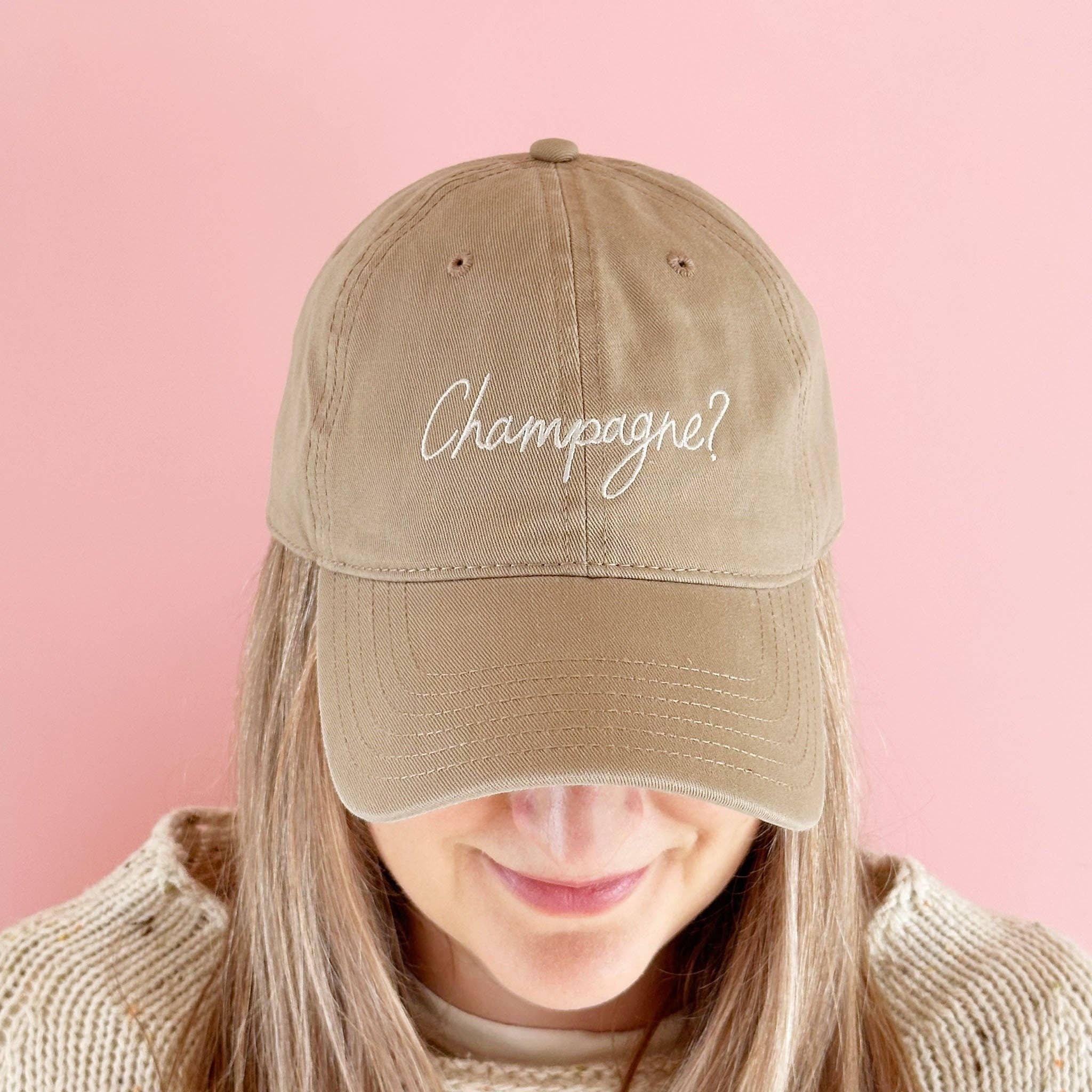Alphabet Bags - Wholesale Baseball Cap - Unisex - Champagne? - Cotton Baseball Cap2