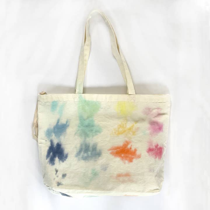 Merle Works - Wholesale Tote Bag - Women's - Color Study Hand-painted Zip Tote3