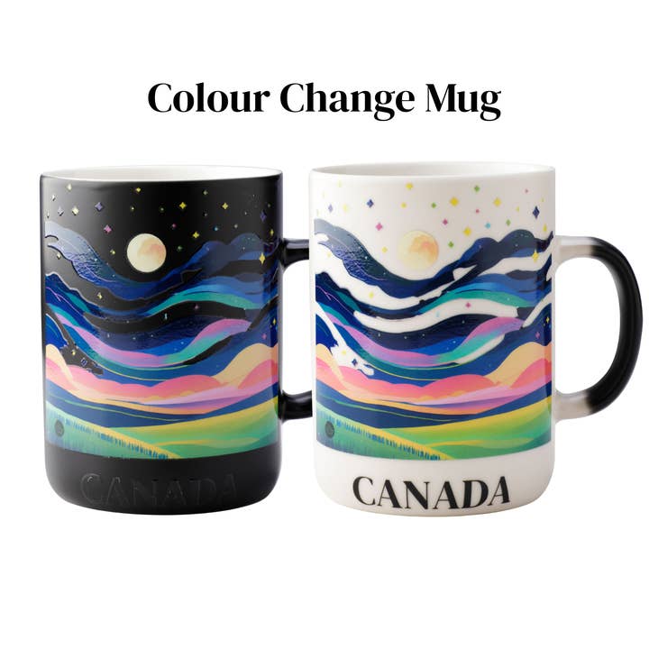 Aurora Borealis Colour Change Mug – for wholesale by QCGifts.ca