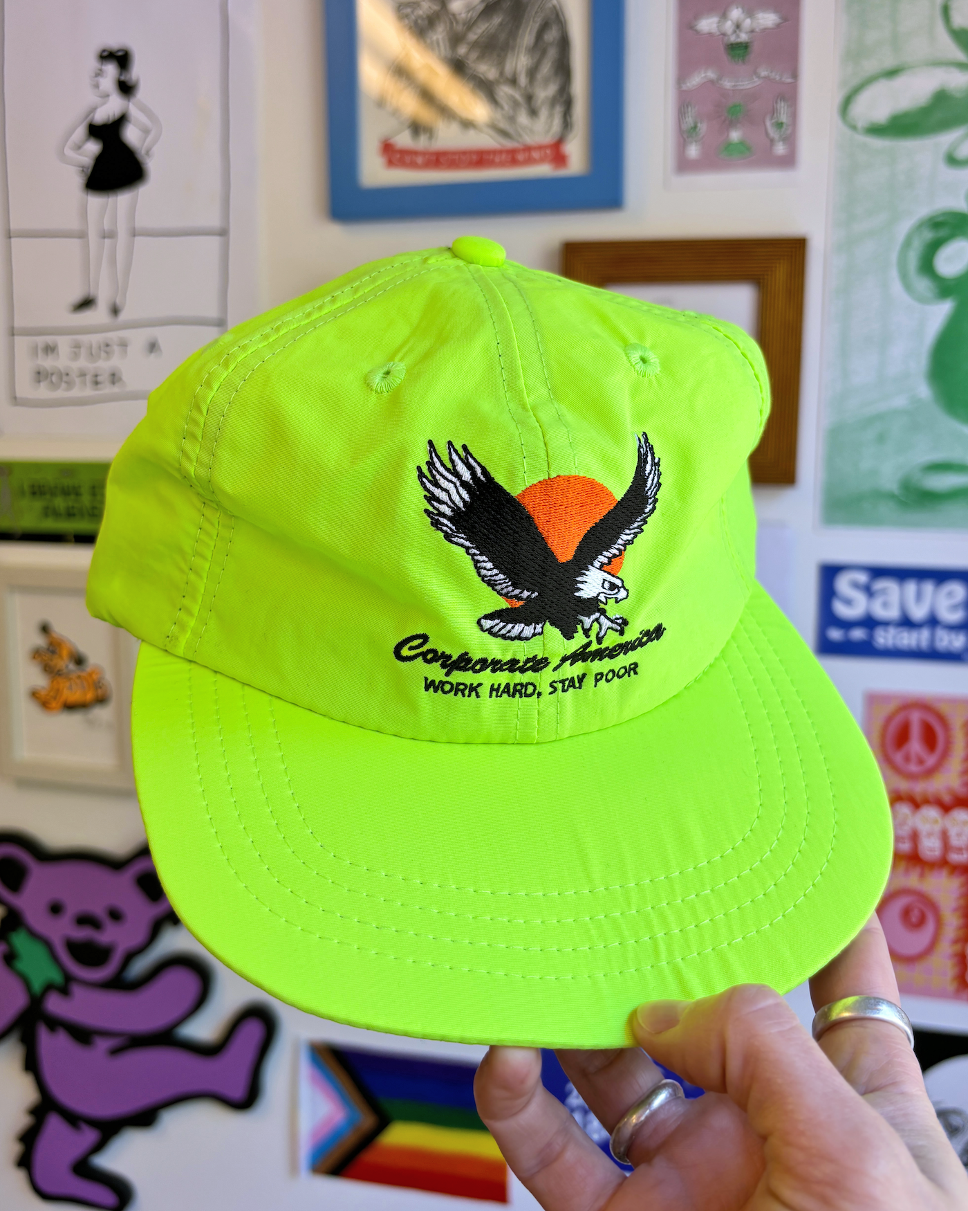 TV DAD – Großhandel Basecap – Unisex – Corp America Nylon-Kappe3