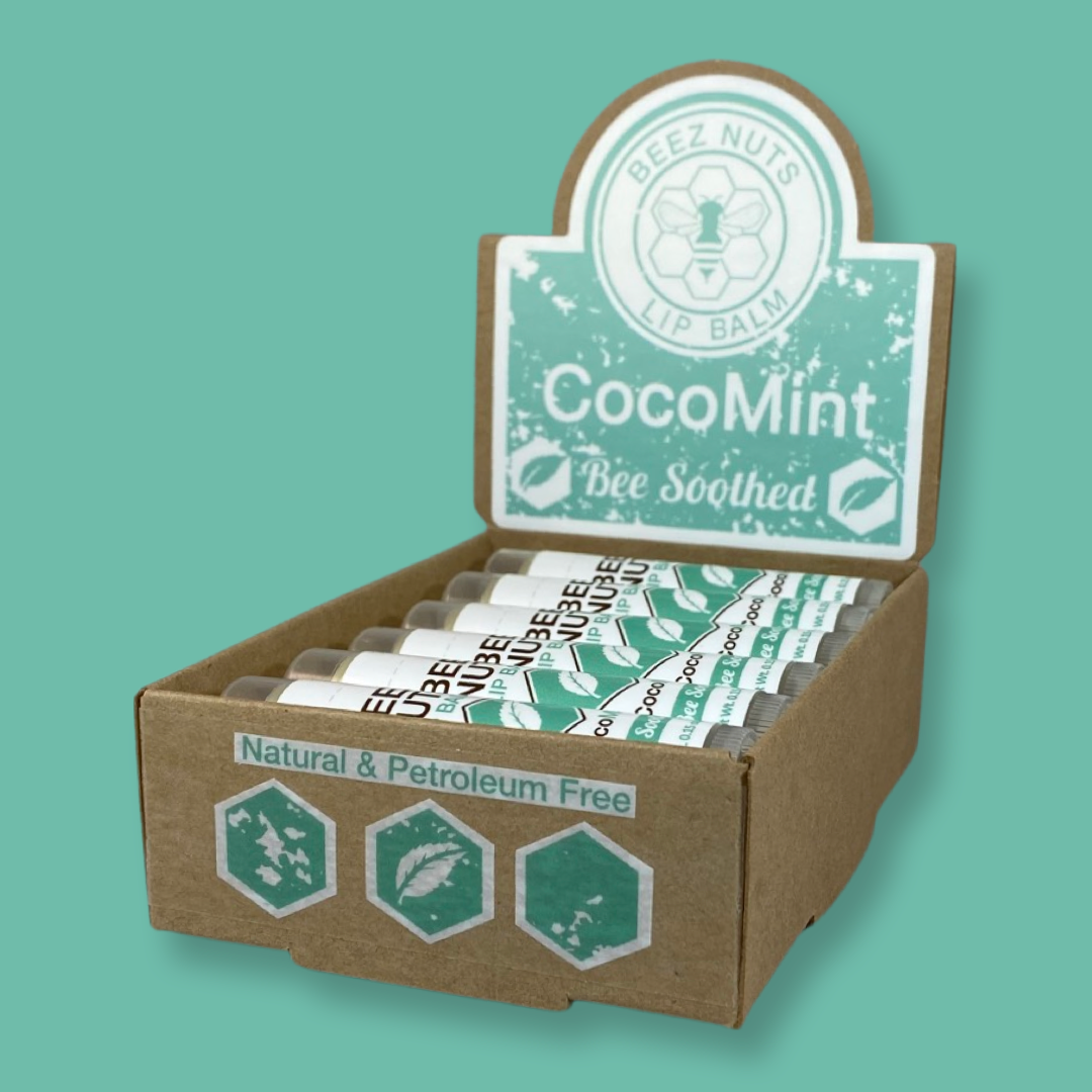 Beez Nuts Balms - Wholesale Lip Balm Set - CocoMint Lip Balms - 12 pack3