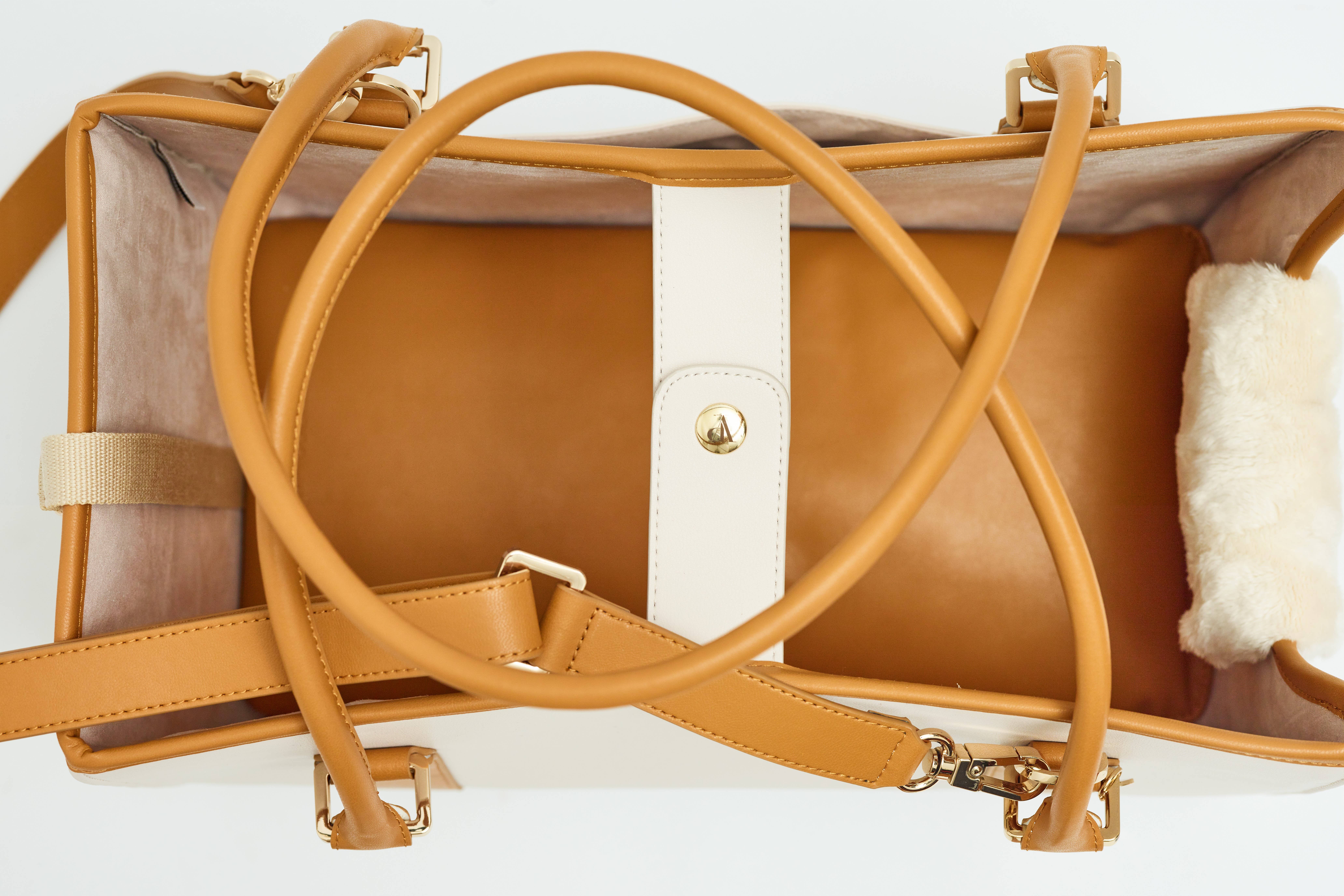 The V.I.PUP Collection - Wholesale Pet Carrier - Dog - Denim Victorian 88 & Gold Dog Carrier5