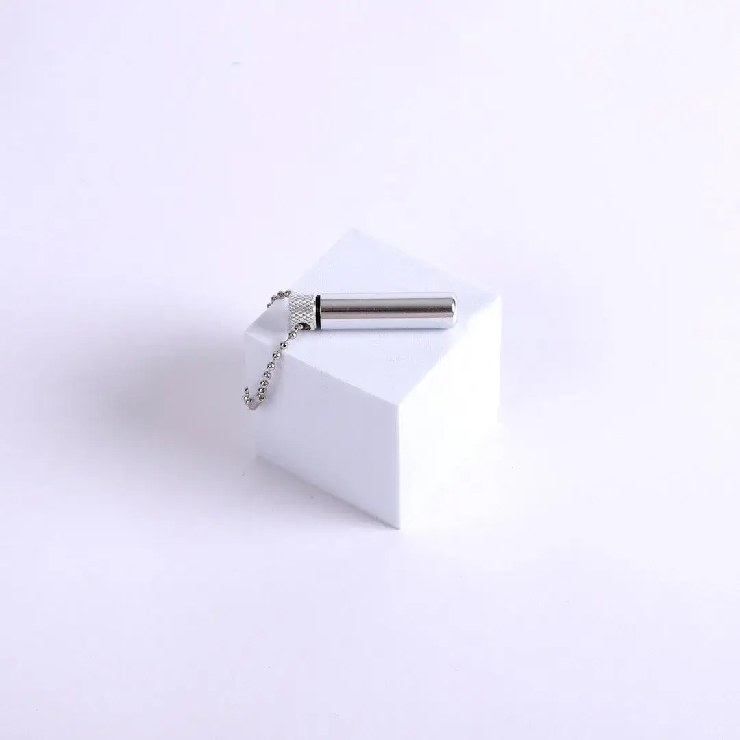 Swanson Christian Products - Vente Porte-clés – unisexe - Porte-clés fiole d'huile argenté 1 3/4 pouce - Lot de 66