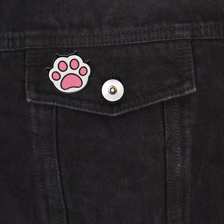 Clayton Jewelry Labs - Vendita all'ingrosso Spilla da bavero - Spilla smaltata dura con stampa di zampe di gatto11