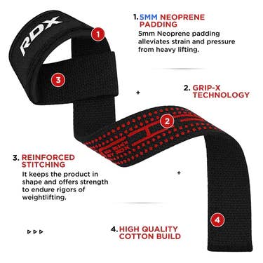 RDX INC LIMITED – wholesale Fitness equipment – GYM COTTON GEL STRAP PLUS2