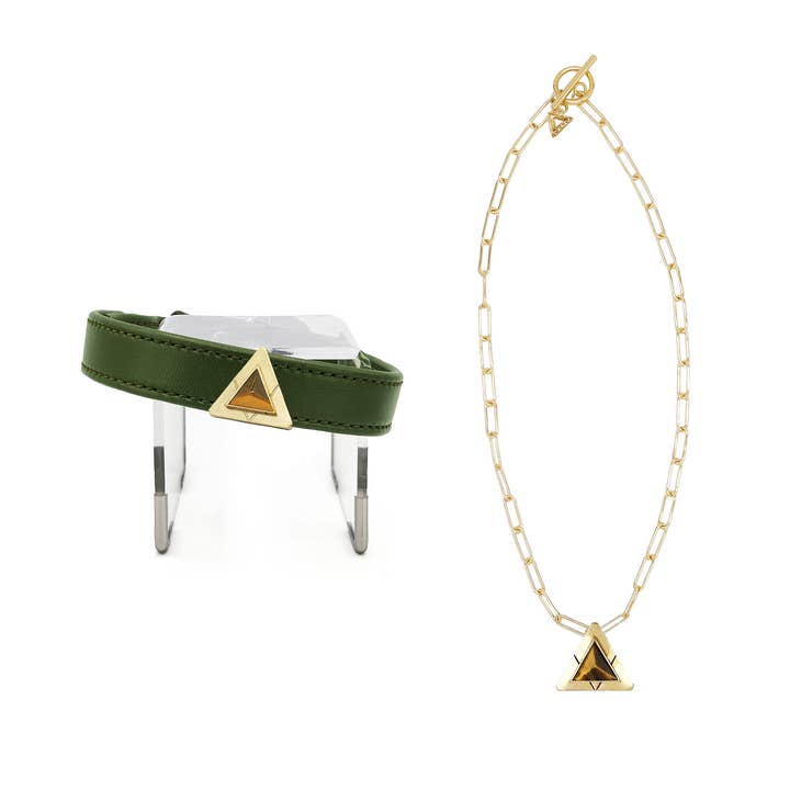 DIPHDA - Wholesale Pet Collar - Cat/Dog - Match Your Pet Luxury Gift Box - Olive Tiger1