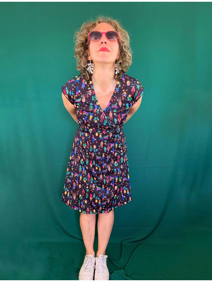 La Compiano - Wholesale Dress - Women's - Ella Dress - Print Planters