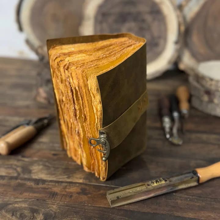 Billion Brothers - Wholesale Journal/Diary - Vintage Leather Journal Blank Spell Book of Shadows Grimoire5