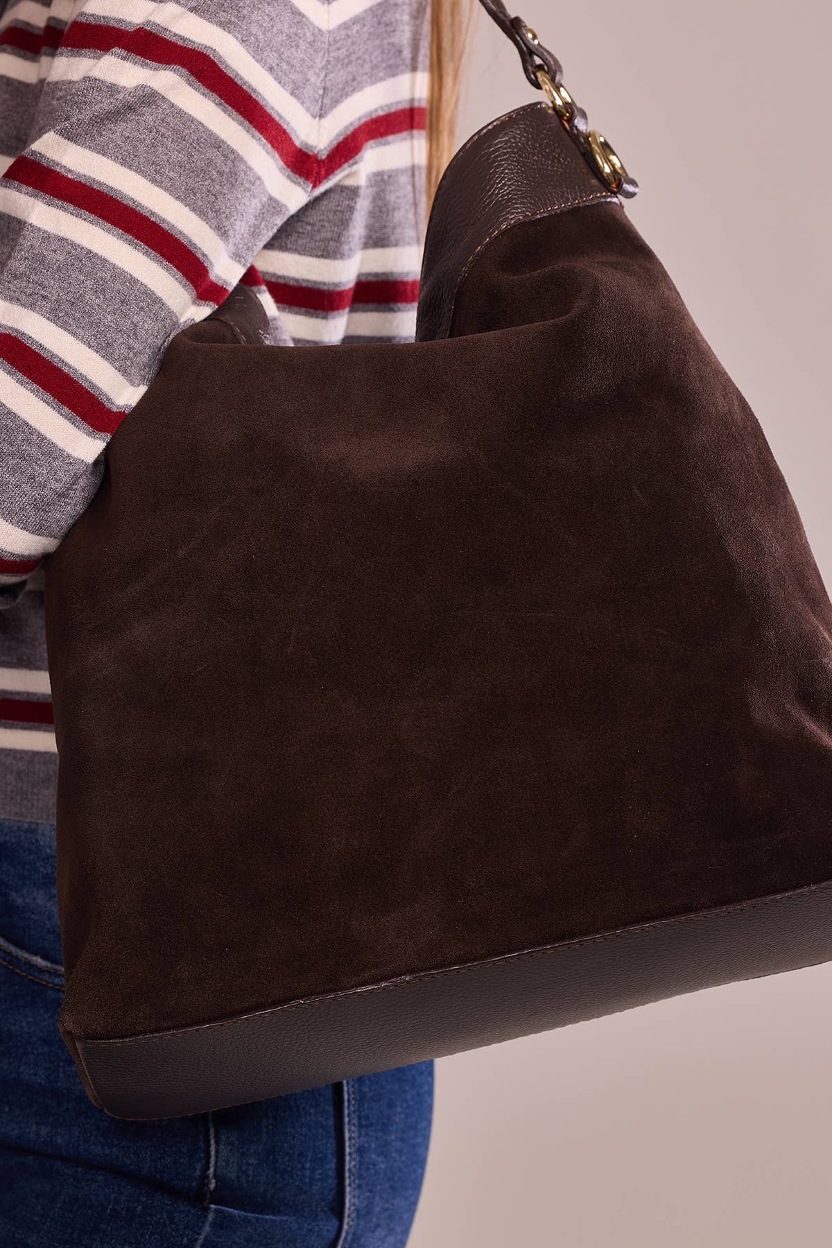 Cherry Paris - Wholesale Messenger Bag - Women's - CELINA SUEDE Bag - 419015