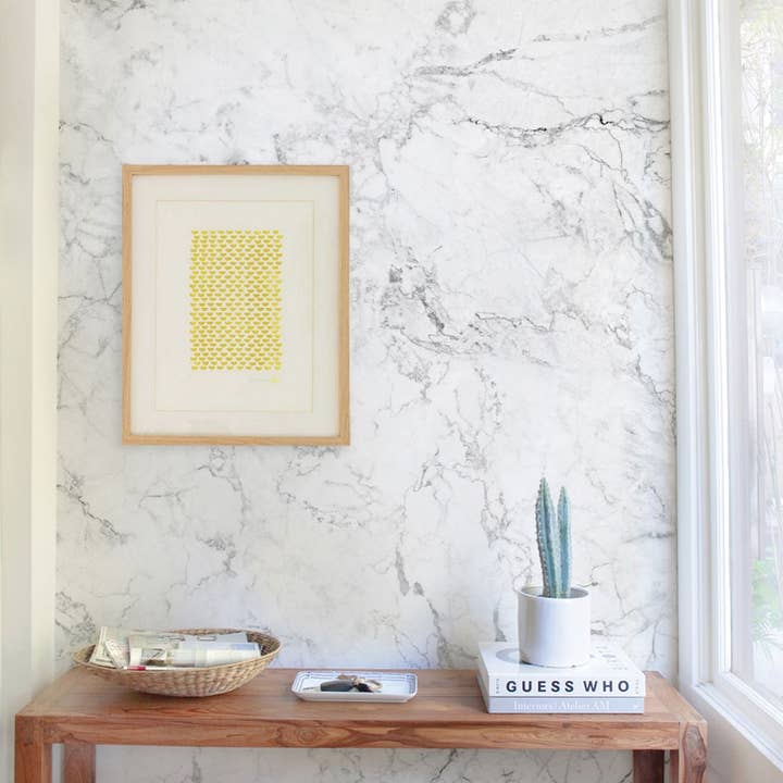 Marble Wall Art Wallpaper - Peel and Stick for wholesale by Simple Shapes