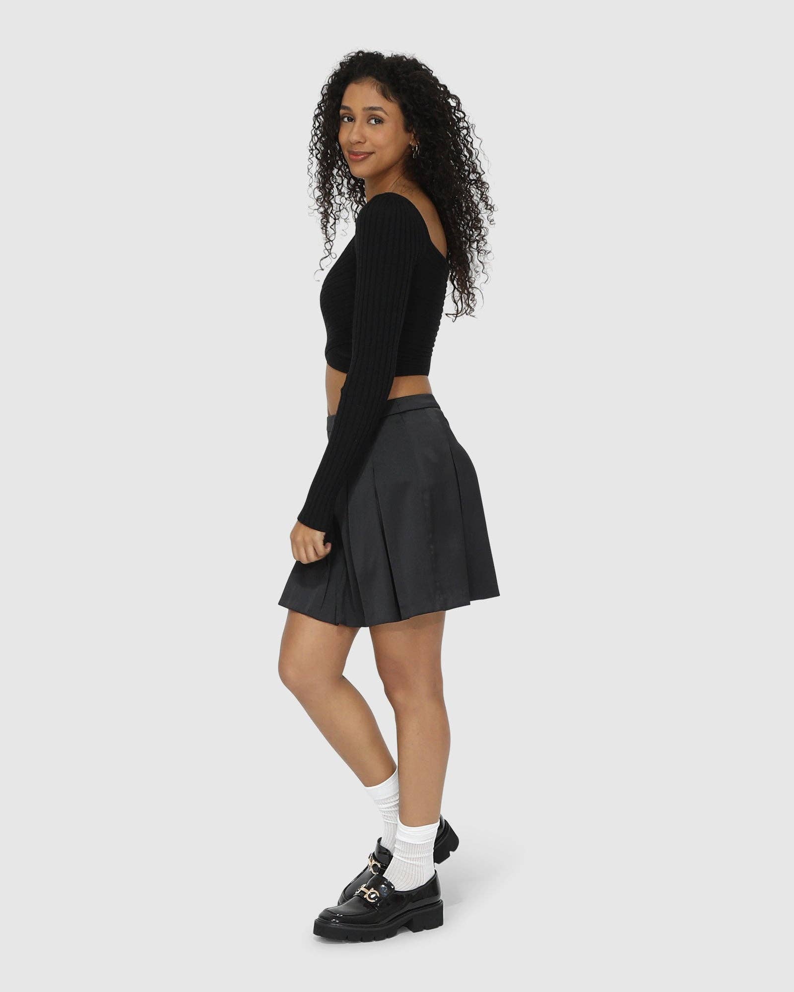 belle & bloom – wholesale Skort - Dam – Palm Breeze Tennisbyxor - Svart2