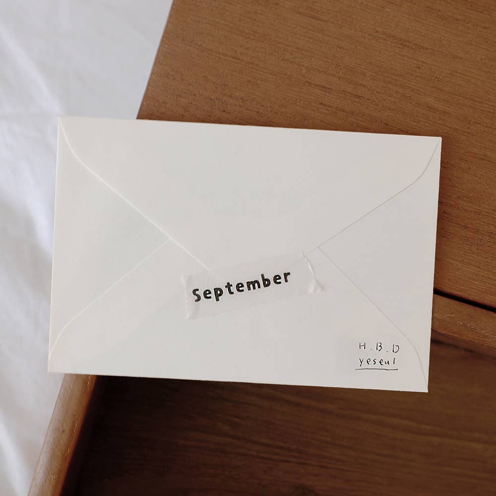 Suatelier Masking Tape - Lettering 01