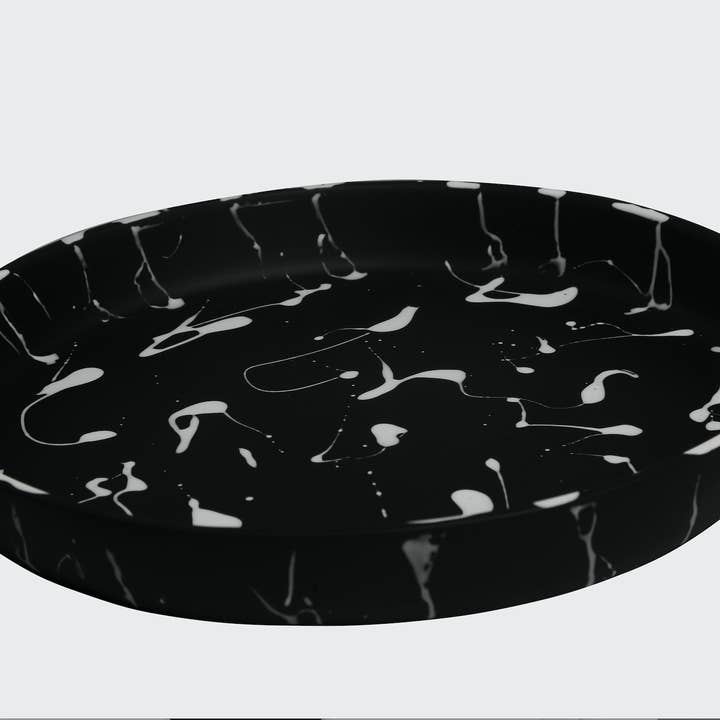 Vassoio rotondo Luxe grande per la vendita all'ingrosso da parte di Nashi Home Resinware Australia