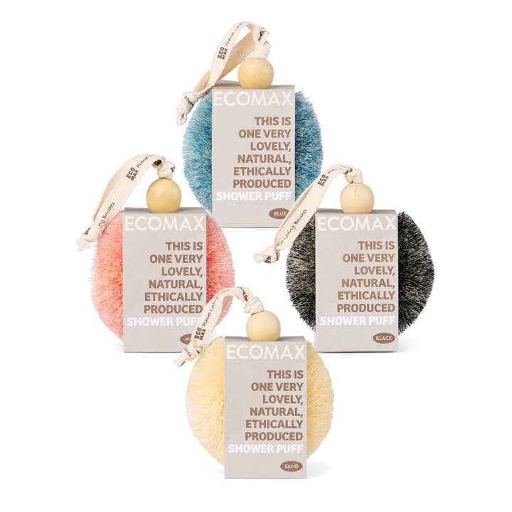 Spa Shower Puff Body Brushes - Handmade - All Natural for wholesale by Ethical Global