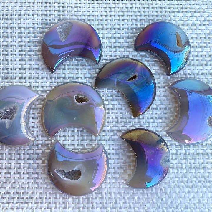 KayleeNYC - Wholesale Spiritual Stone/Crystal - Wholesale Lot 1 lb Angel Aura Agate Moon Crystal Healing