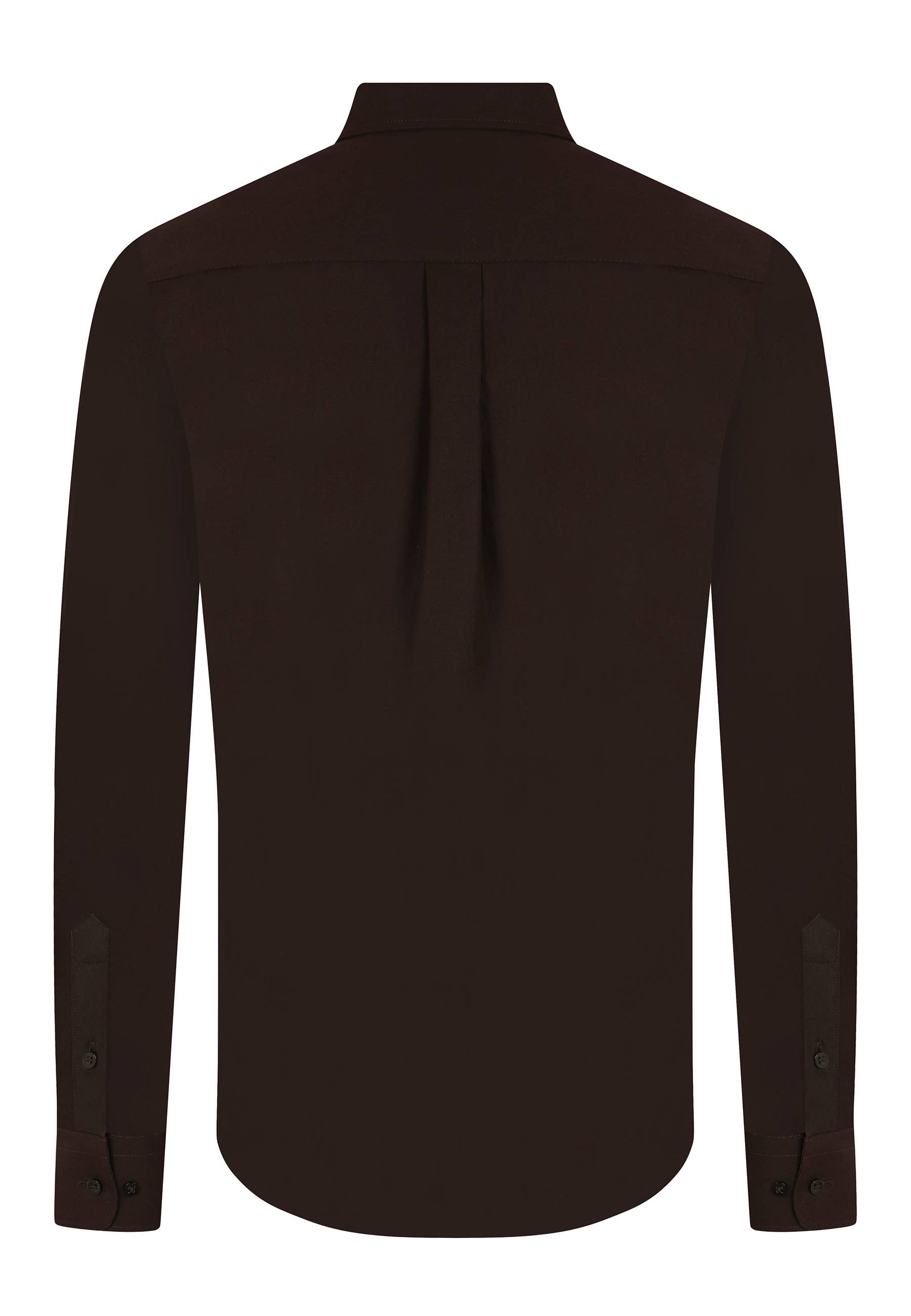 brown Mens Haifisch-Kragen Shirt for wholesale on Faire3