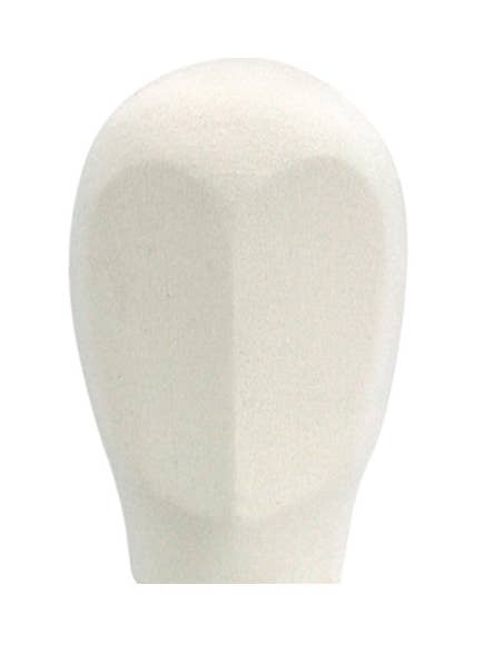 TÊTE FEMININE ABSTRAITE EN MOUSSE POUR ACCESSOIRES pour la vente par SUDMANNEQUIN