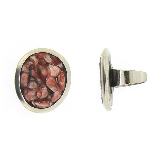 bague ajustable en matière naturelle pour la vente par Culture Mix