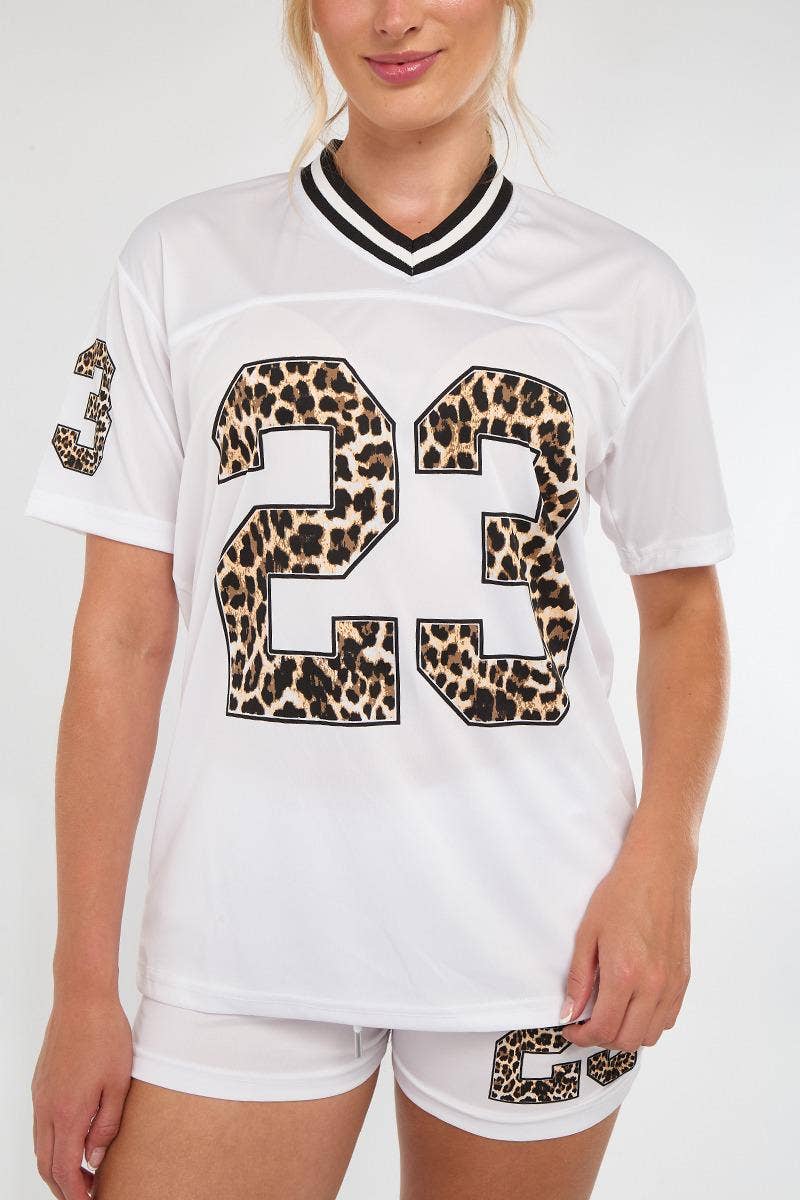 AX Labels - Wholesale Top & Short Set (NOT Loungewear) - Women's - Leopard Print 23 T-Shirt With Shorts Co-ord3