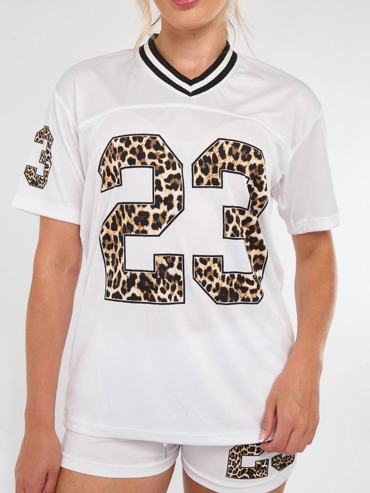 AX Labels - Wholesale Top & Short Set (NOT Loungewear) - Women's - Leopard Print 23 T-Shirt With Shorts Co-ord3