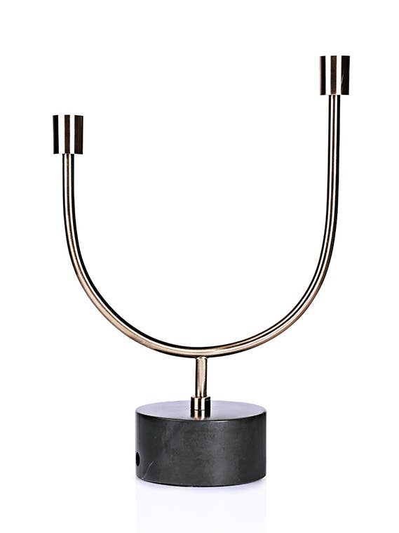 Bougeoir de sol Ohno Home Accessories, noir pour la vente par Ohno