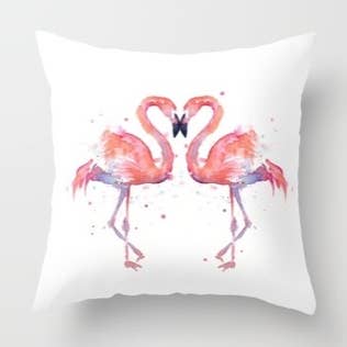 Federa decorativa per esterni con fenicottero rosa, 45,7 x 45,7 cm per la vendita all'ingrosso da parte di InStyle Pillows