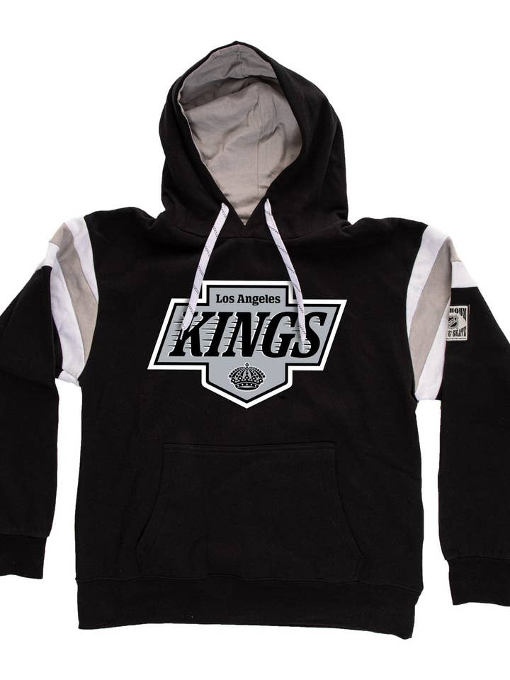 Hoodie de hockey universitaire des Los Angeles Kings pour la vente par Bench Clearers