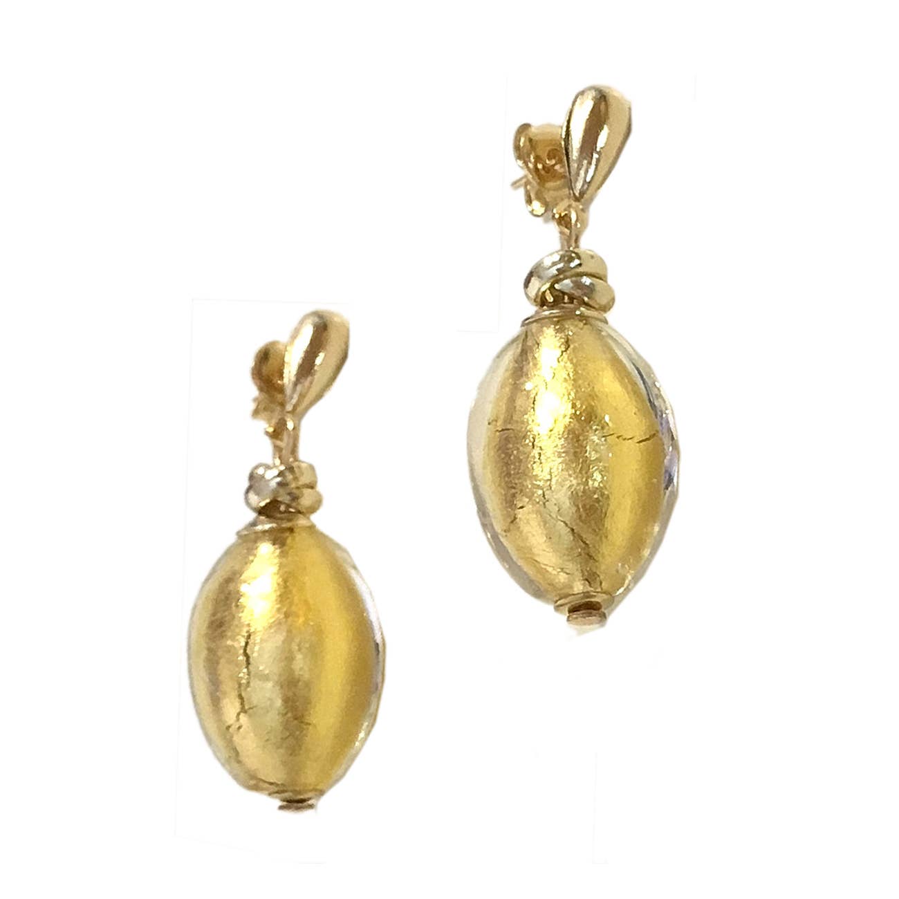 Olivia Murano Glass Dangle Earring -Mult Color Opt for wholesale by Alice Sturzinger LLC