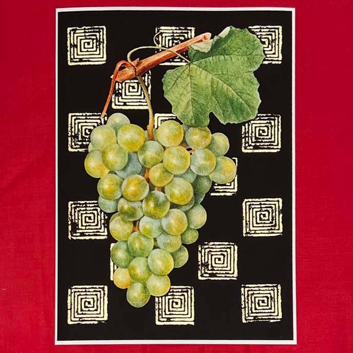 Luxury Art Print – Green Grapes with Gold Leaf (A3) for wholesale by delaVision