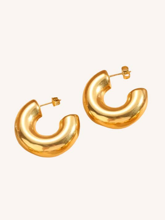 The Perfect Chunky Hoop for wholesale by 24th & Gold