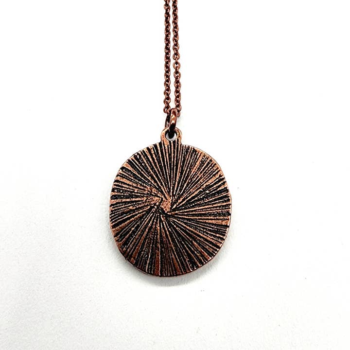 MergingMetals - Wholesale Pendant/Charm Necklace - Thistle Necklace - Antique Copper