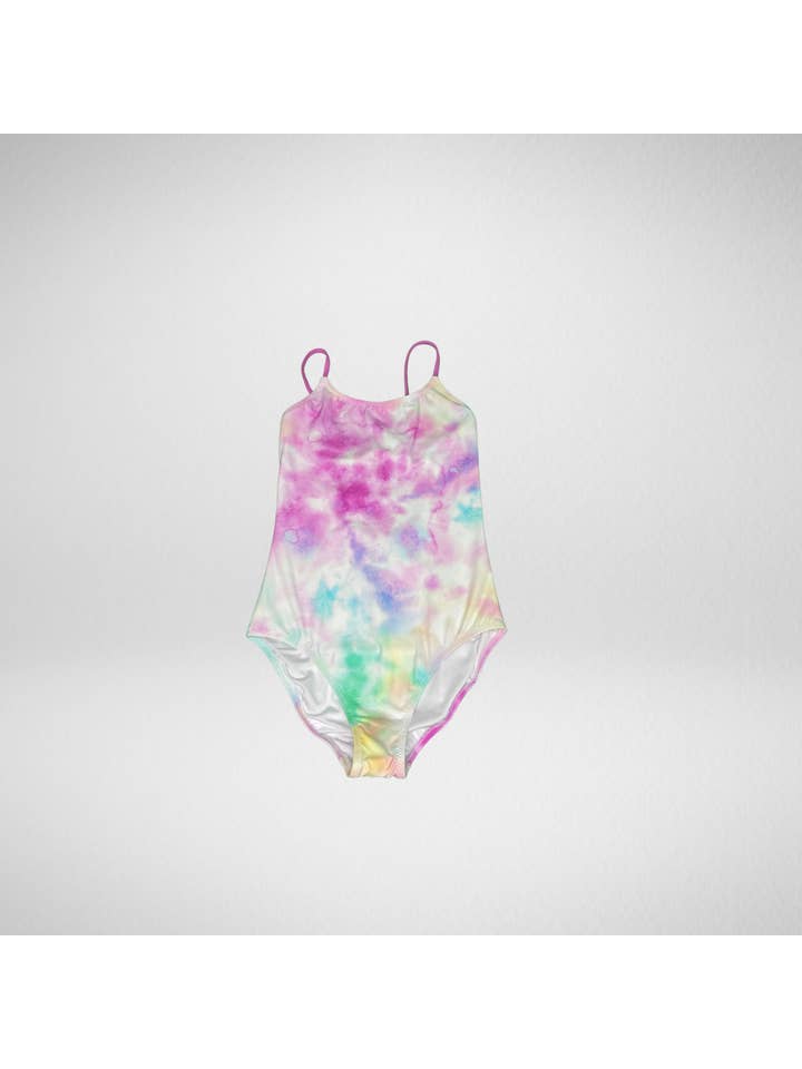 Navalora - Wholesale One Piece Swimsuit - Kids - Girl's Cotton Candy Tie Dye One Piece Swimsuit3