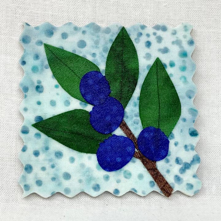 Blueberries Magnet for wholesale by Maine Hill Studio