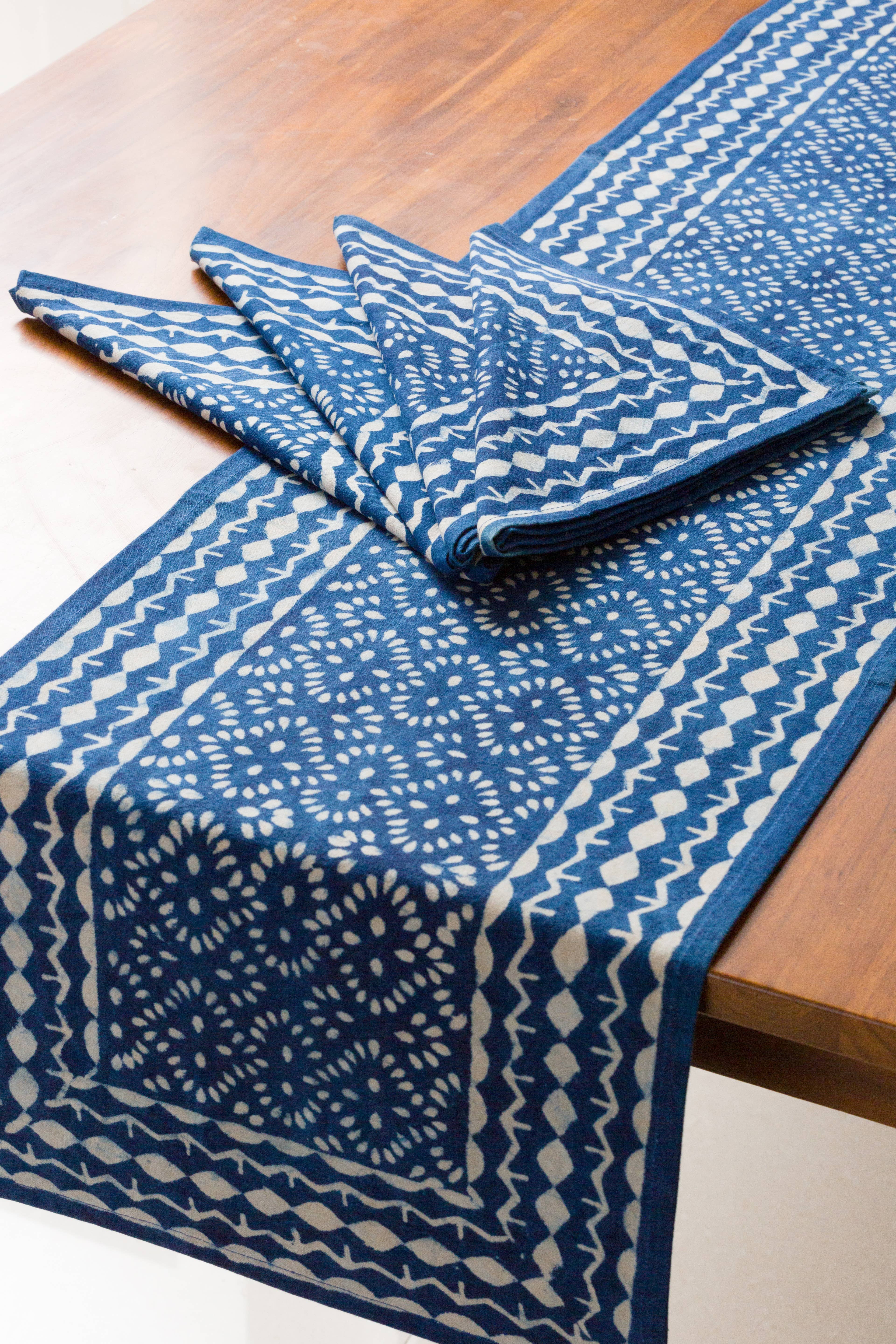 Sevya Handmade – wholesale Table runner – Indigo Table Runner7