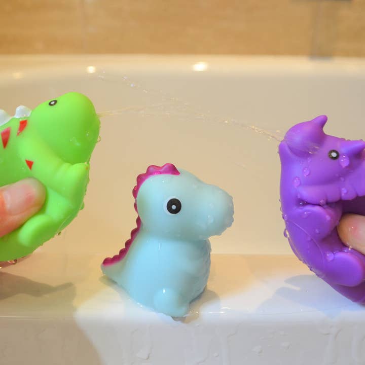 Buddy and Barney LLC - Wholesale Bath Toy - Baby - Bath Time Dinosaur Squiter & LED2