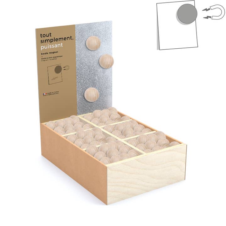 Display full of 240 magnetic balls+free display for wholesale by tout simplement