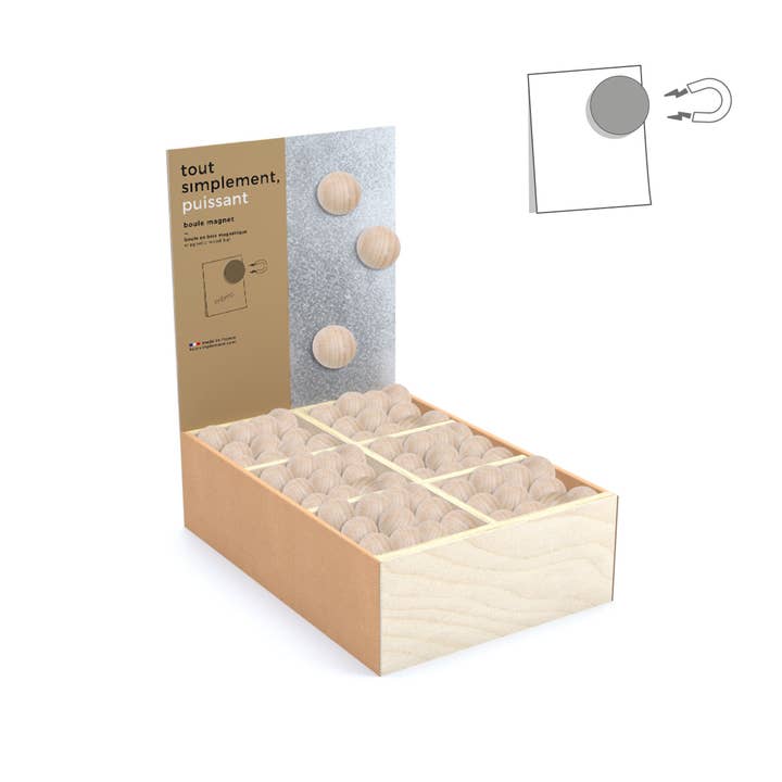 Display full of 240 magnetic balls+free display for wholesale by tout simplement