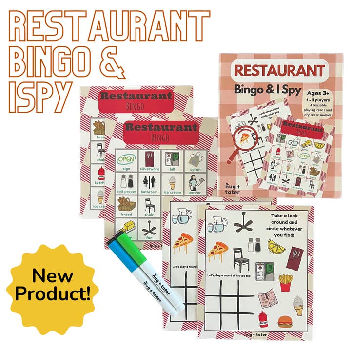 Restaurant Bingo//I SPY pour la vente par Nug + Tater