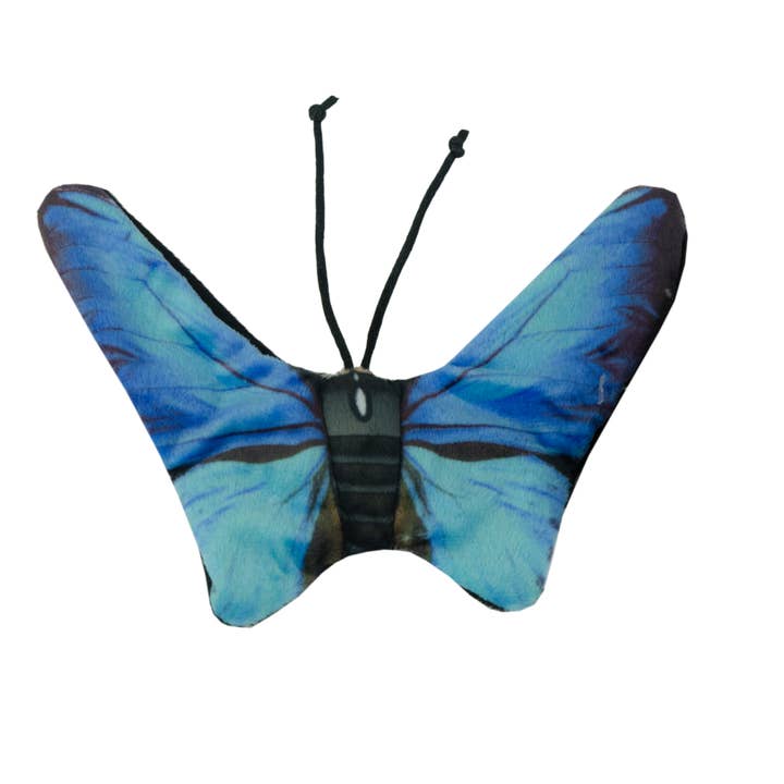 Wild Life Katzenspielzeug Blaue Schmetterling (Blue Butterfly) für den Großhandel von Hofman Animal Care
