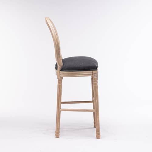 VTNG50 - Wholesale Stool - French Country Wooden Upholstered Barstools , Set of 218