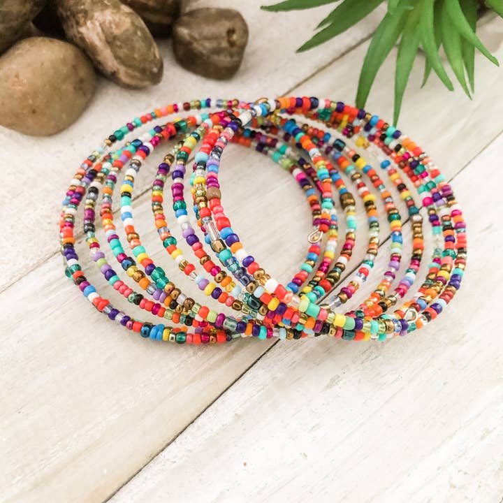 Maria Wrap Bracelet - Multi-Color for wholesale by Costa Sierra