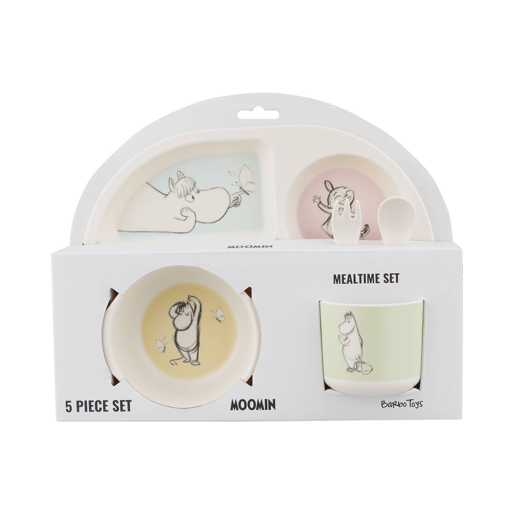 Barbo Toys - Wholesale Dinnerware Set - Kids & Baby - Moomin - Sketch - 4 Room Mealtime Set2