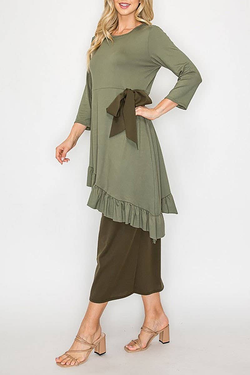 ROUSSEAU - Wholesale Tuniek - Dames - ASYMMETRISCHE GERUFFELDE TUNIEKTOP8