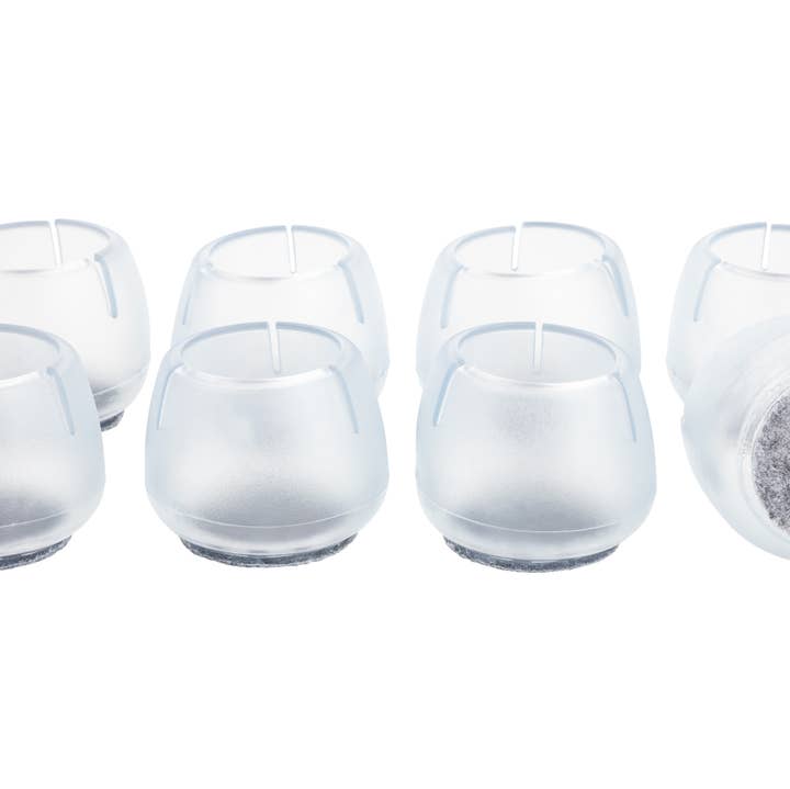 Core Home - Wholesale Chair/Sofa Slipcover - 8pc Large Round Chair Leg Protector - Grey0